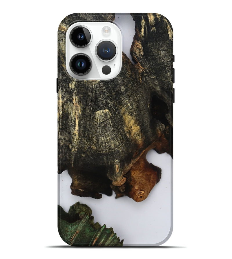 iPhone 15 Pro Max Wood Live Edge Phone Case - Harley (Clear, 808704)
