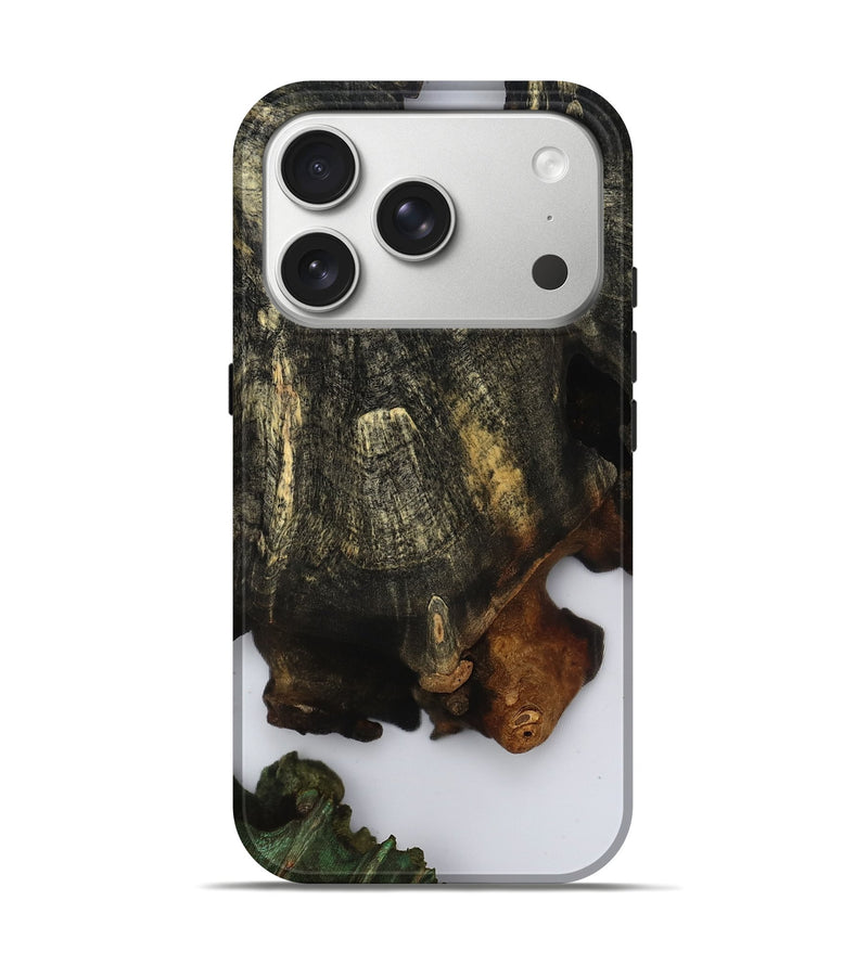 iPhone 17 Pro Wood Live Edge Phone Case - Harley (Clear, 808704)