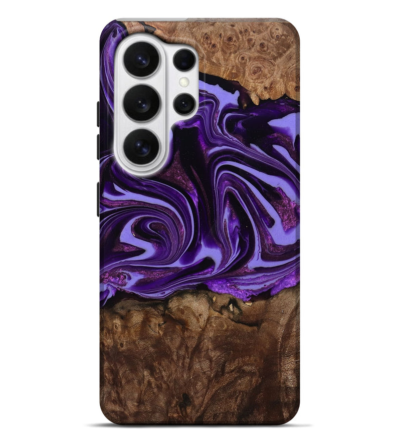 Galaxy S26 Ultra Wood Live Edge Phone Case - Brielle (Purple, 808705)