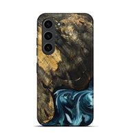 Galaxy S23 Wood Live Edge Phone Case - Raven (Blue, 808706)
