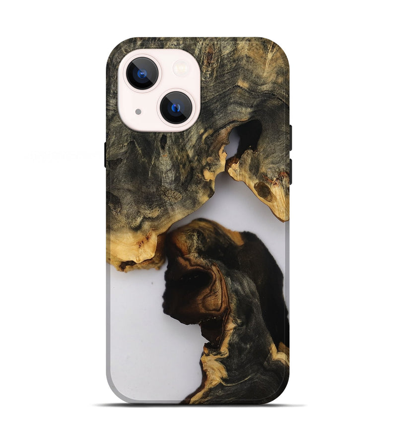 iPhone 13 Wood Live Edge Phone Case - Terry (Clear, 808708)