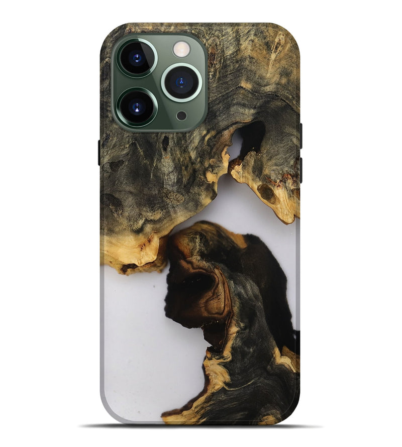 iPhone 13 Pro Max Wood Live Edge Phone Case - Terry (Clear, 808708)