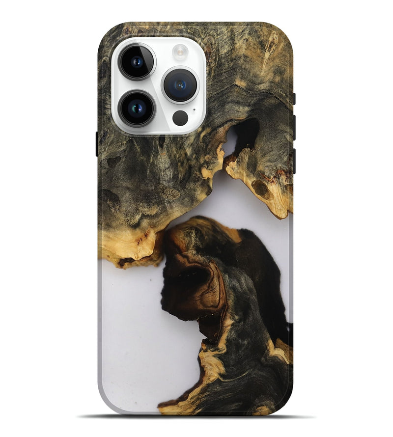 iPhone 15 Pro Max Wood Live Edge Phone Case - Terry (Clear, 808708)