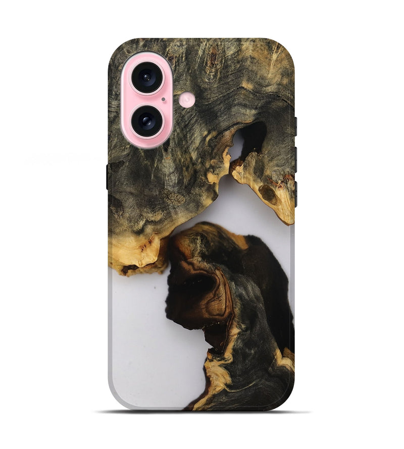 iPhone 17 Wood Live Edge Phone Case - Terry (Clear, 808708)