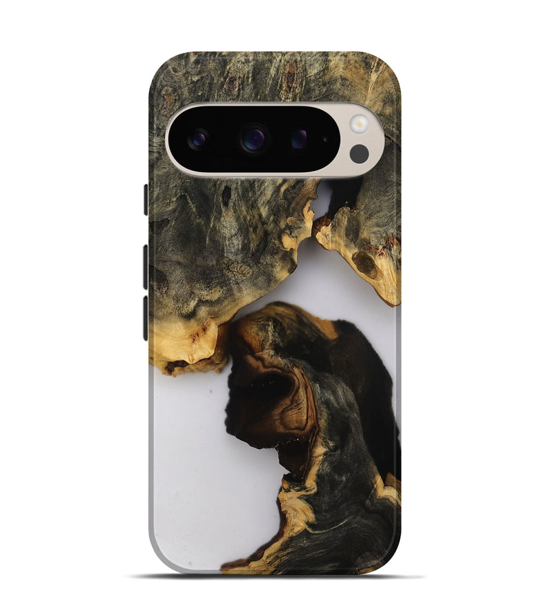 Pixel 9 Wood Live Edge Phone Case - Terry (Clear, 808708)