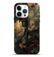 iPhone 15 Pro Max Wood Live Edge Phone Case - Alayah (Red, 808711)