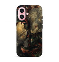 iPhone 17 Wood Live Edge Phone Case - Alayah (Red, 808711)