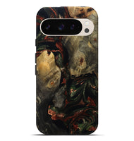 Pixel 9 Pro XL Wood Live Edge Phone Case - Alayah (Red, 808711)