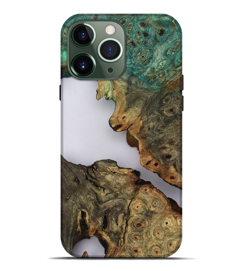 iPhone 13 Pro Max Wood Live Edge Phone Case - Hildred (Clear, 808716)