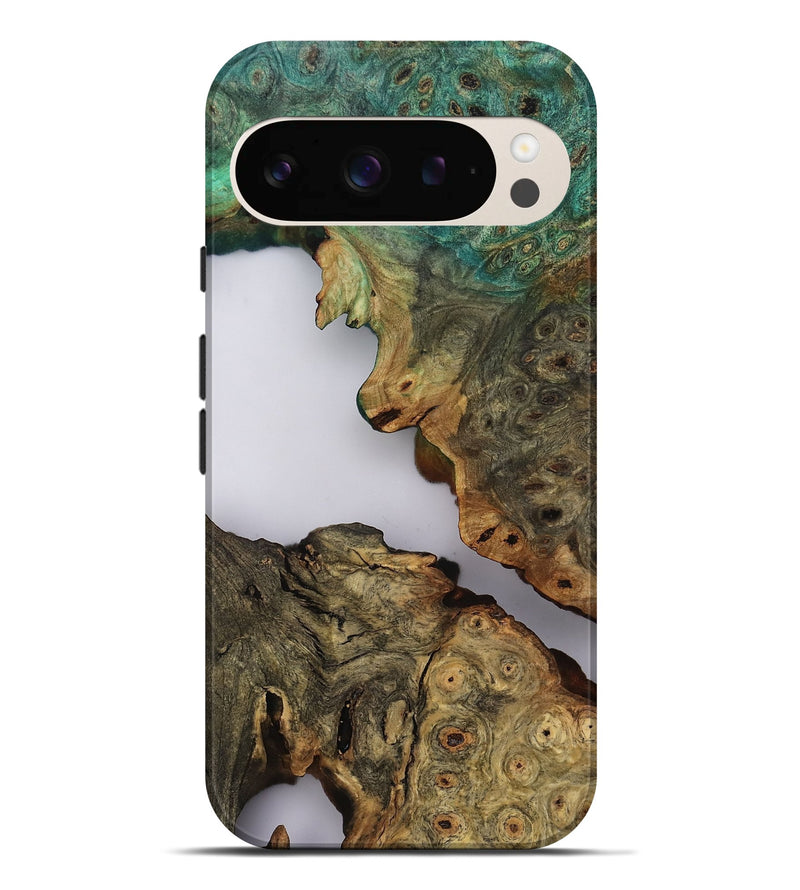 Pixel 9 Pro XL Wood Live Edge Phone Case - Hildred (Clear, 808716)