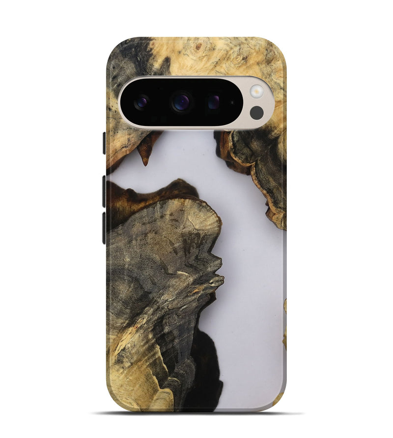 Pixel 10 Pro Wood Live Edge Phone Case - Timothy (Clear, 808718)