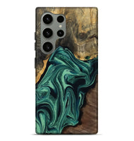 Galaxy S24 Ultra Wood Live Edge Phone Case - Jeff (Green, 808719)