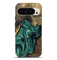 Pixel 9 Pro XL Wood Live Edge Phone Case - Jeff (Green, 808719)