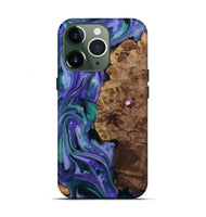 iPhone 13 Pro Wood Live Edge Phone Case - Sawyer (Purple, 808720)