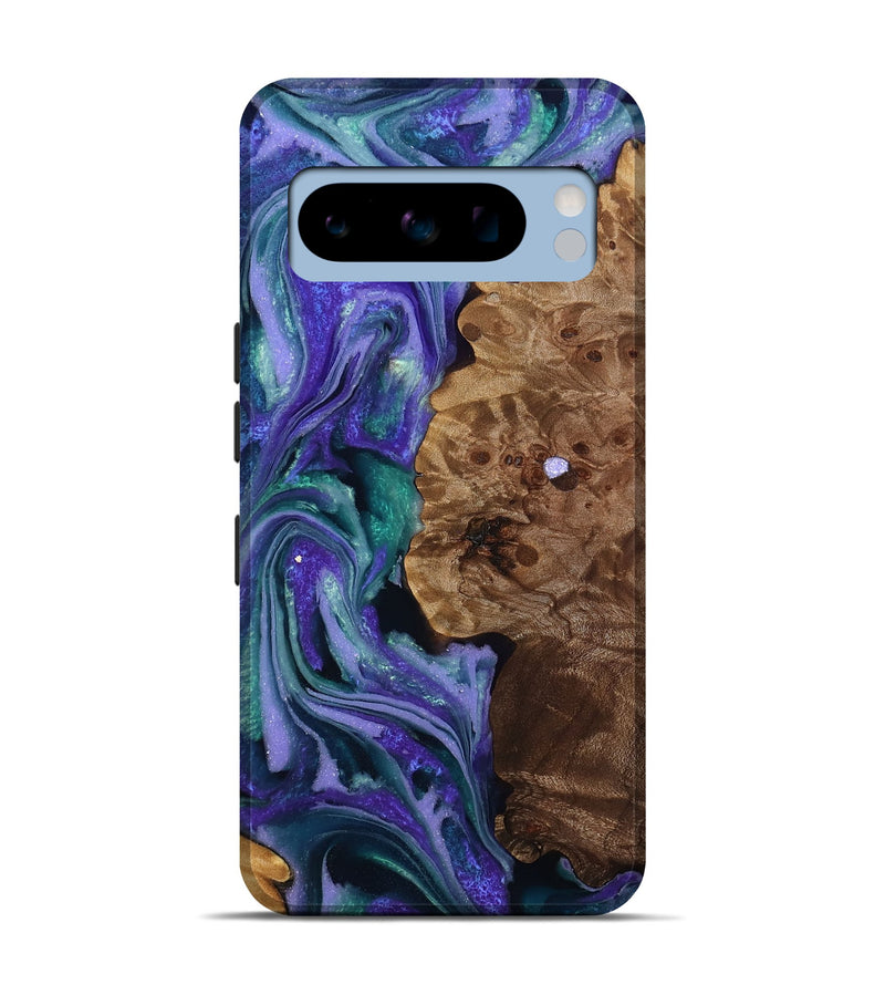 Pixel 8 Pro Wood Live Edge Phone Case - Sawyer (Purple, 808720)