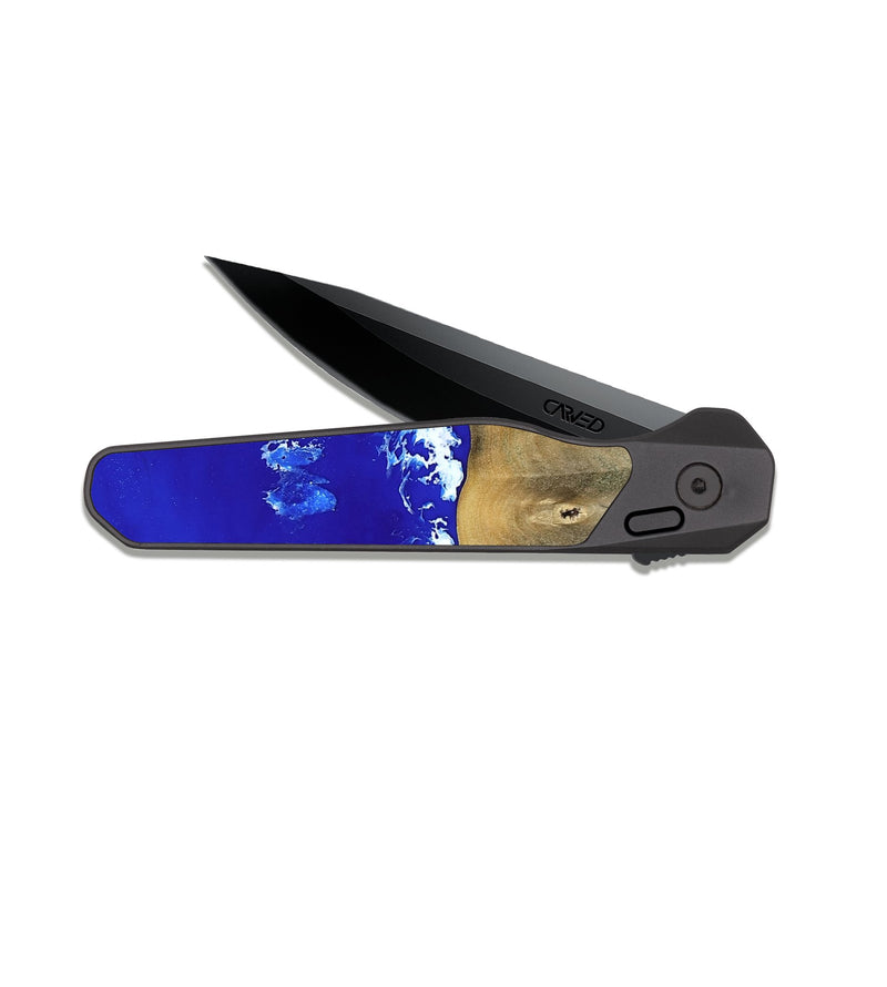 EDC Dark Slate Wood Pocket Knife - Kori (Coastal, 808732)