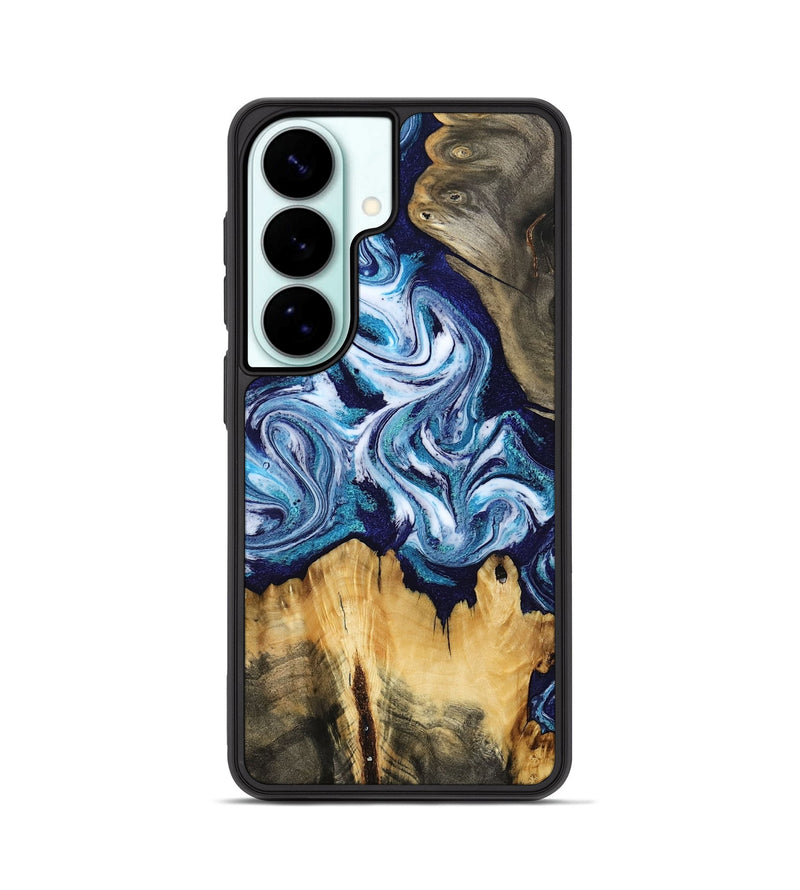 Galaxy S26 Wood Phone Case - Aric (Blue, 808737)