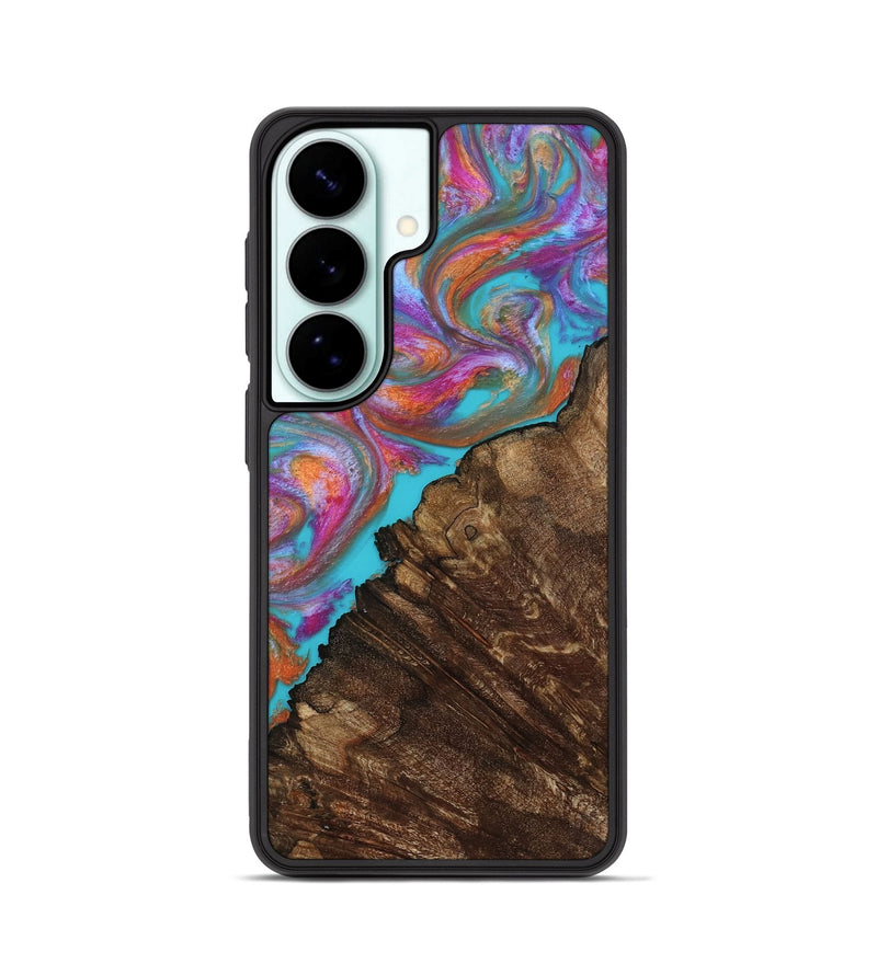 Galaxy S26 Wood Phone Case - Irene (Blue, 808740)