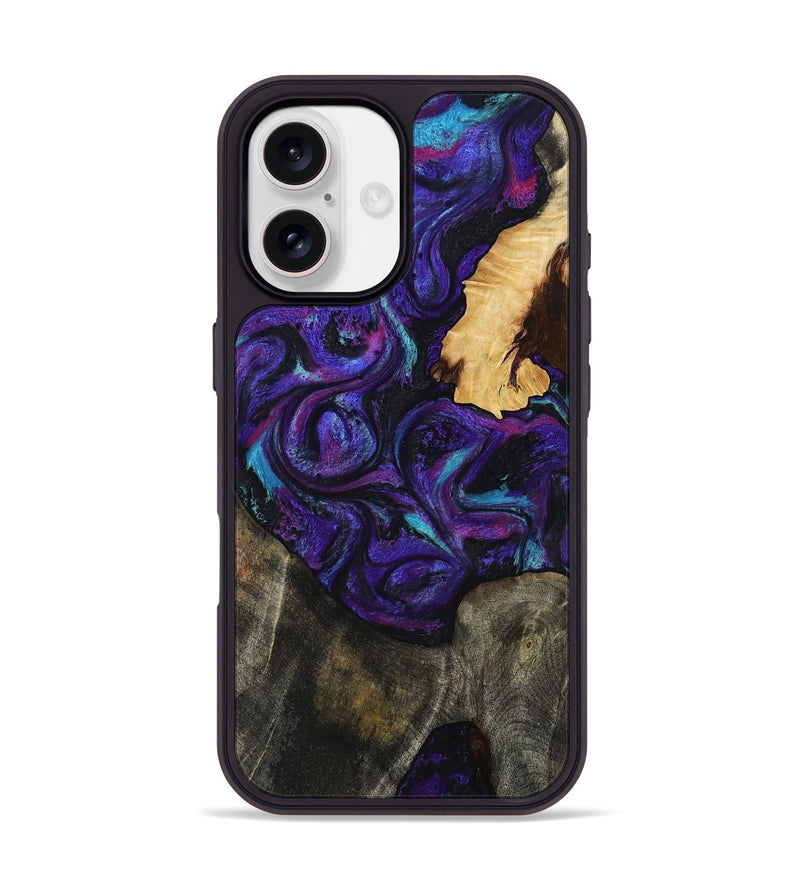 iPhone 17 Wood Phone Case - Joey (Purple, 808824)