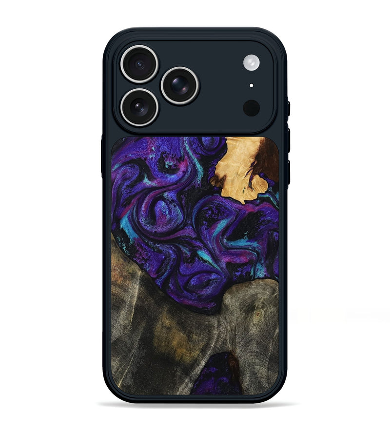 iPhone 17 Pro Max Wood Phone Case - Joey (Purple, 808824)