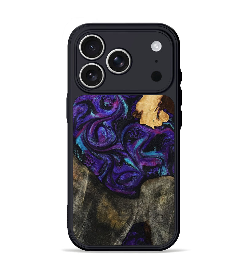 iPhone 17 Pro Wood Phone Case - Joey (Purple, 808824)