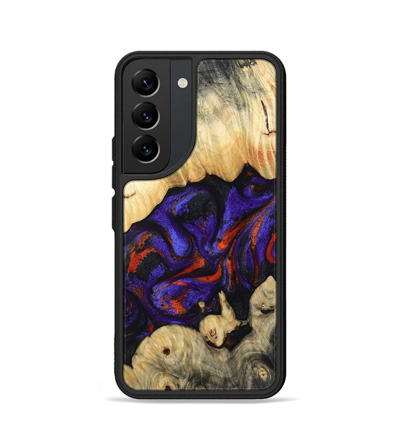 Galaxy S22 Wood Phone Case - Devin (Purple, 808825)