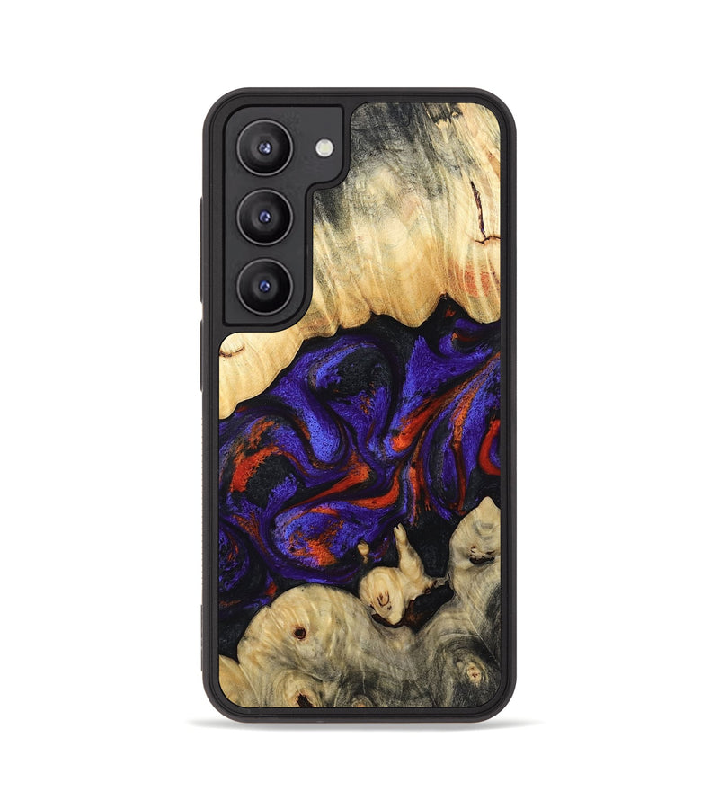 Galaxy S23 Wood Phone Case - Devin (Purple, 808825)