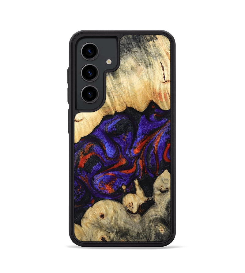 Galaxy S24 Wood Phone Case - Devin (Purple, 808825)