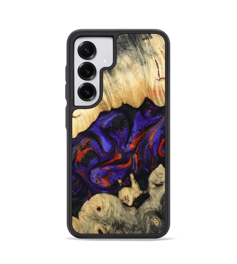 Galaxy S25 Wood Phone Case - Devin (Purple, 808825)