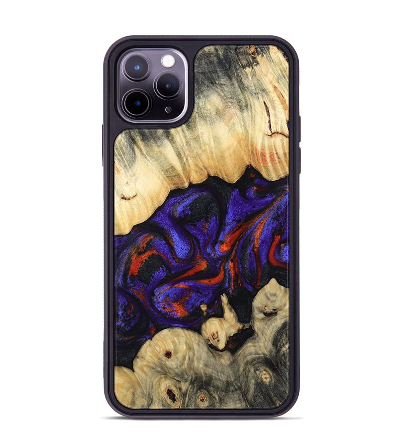iPhone 11 Pro Max Wood Phone Case - Devin (Purple, 808825)
