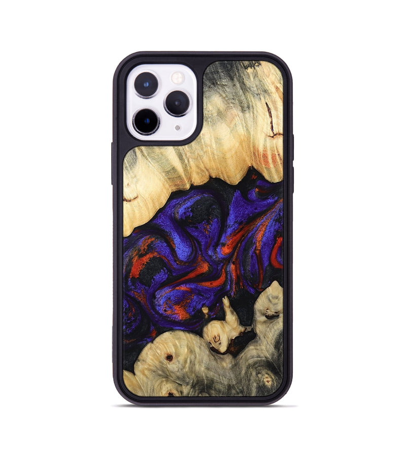 iPhone 11 Pro Wood Phone Case - Devin (Purple, 808825)