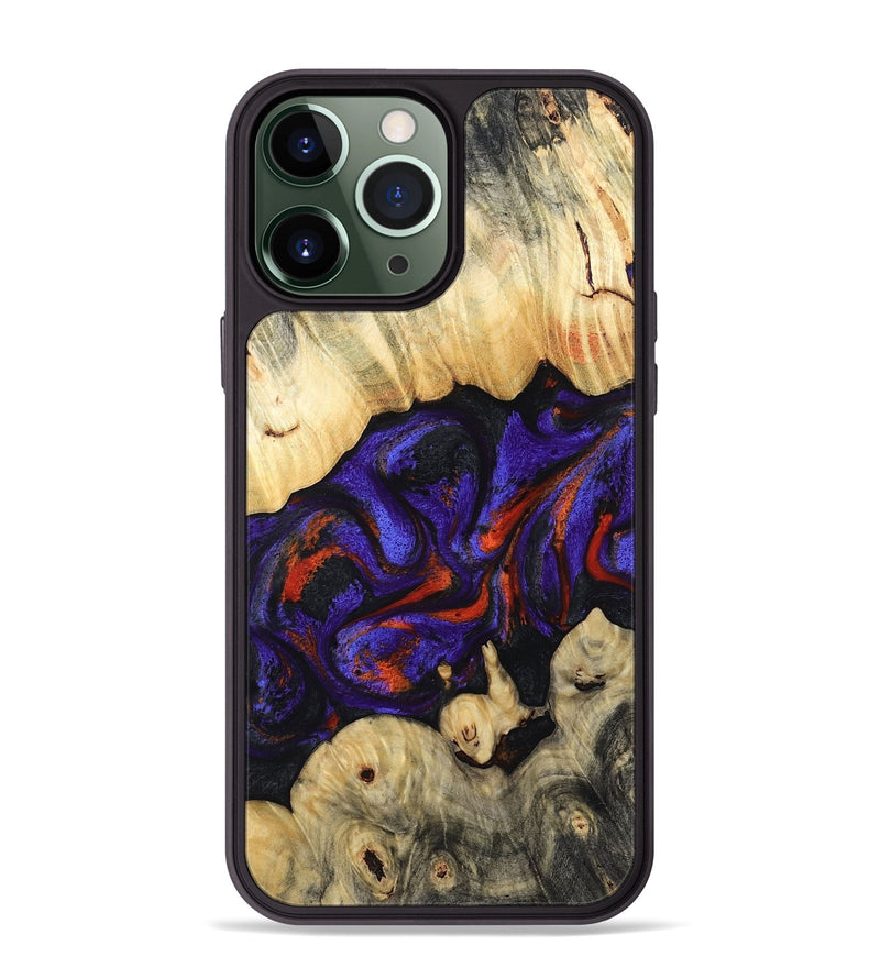 iPhone 13 Pro Max Wood Phone Case - Devin (Purple, 808825)