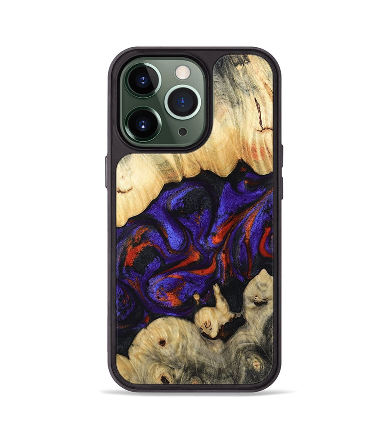 iPhone 13 Pro Wood Phone Case - Devin (Purple, 808825)