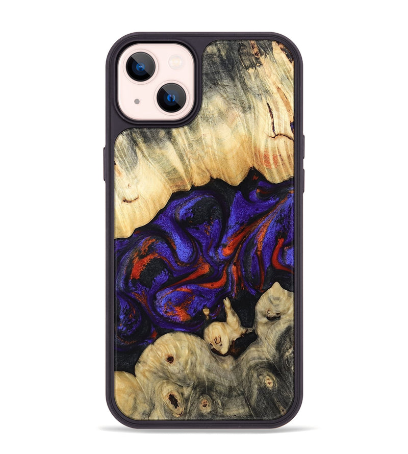 iPhone 14 Plus Wood Phone Case - Devin (Purple, 808825)