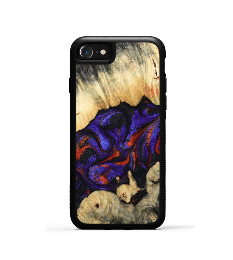 iPhone SE Wood Phone Case - Devin (Purple, 808825)