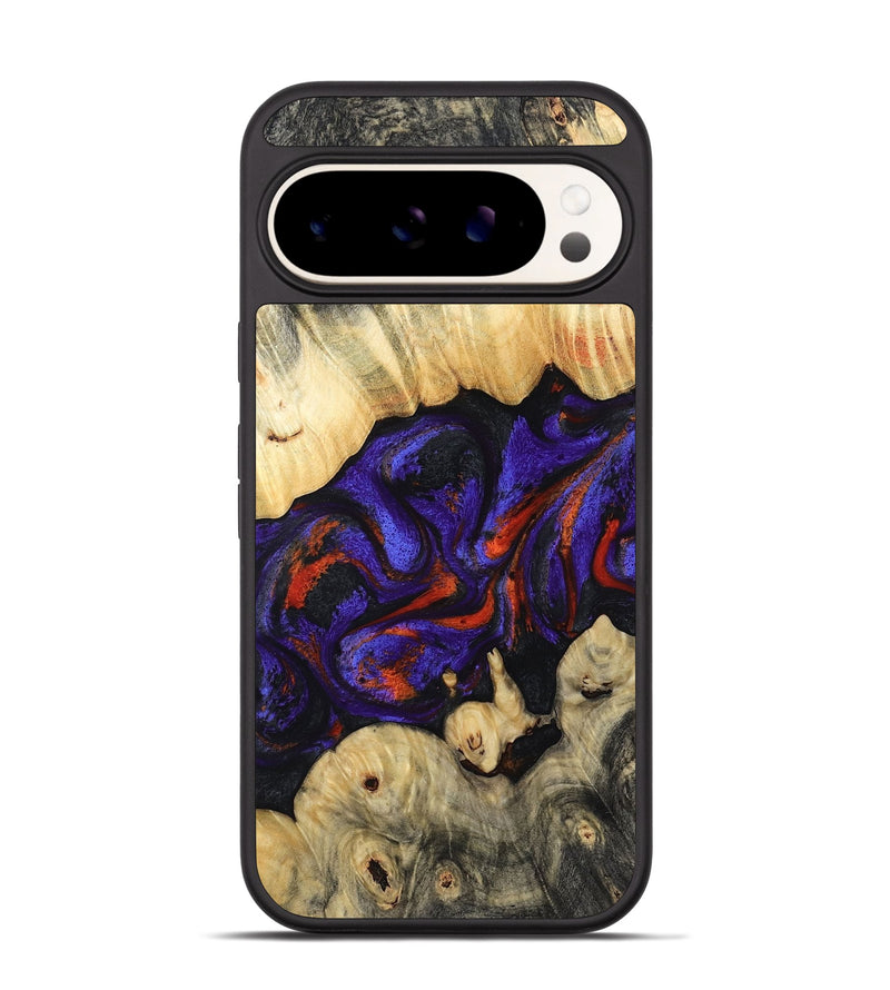 Pixel 9 Pro Wood Phone Case - Devin (Purple, 808825)