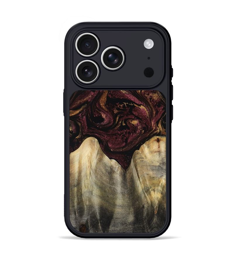 iPhone 17 Pro Wood Phone Case - Barb (Red, 808827)