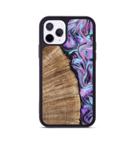 iPhone 11 Pro Wood Phone Case - Rod (Purple, 808828)