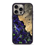 iPhone 16 Pro Max Wood Phone Case - Zaid (Purple, 808829)