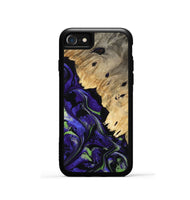 iPhone SE Wood Phone Case - Zaid (Purple, 808829)