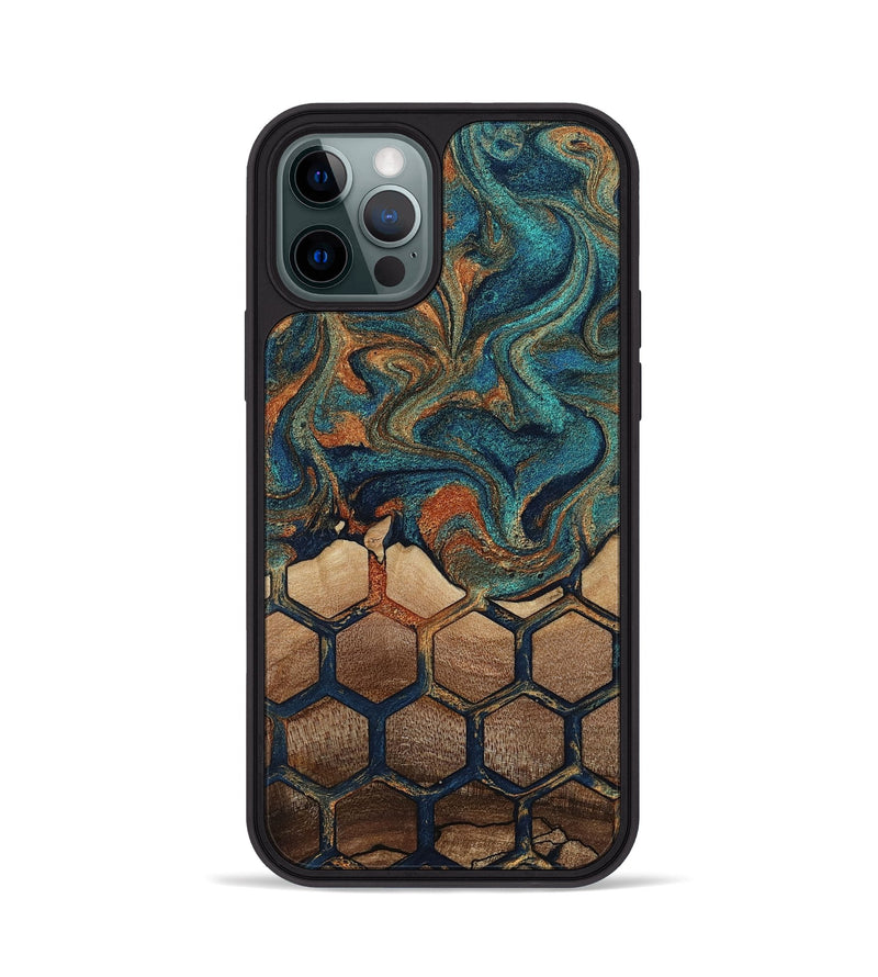 iPhone 12 Pro Wood Phone Case - Lennox (Pattern, 808849)