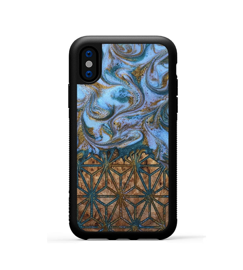 iPhone Xs Wood Phone Case - Gayla (Pattern, 808853)
