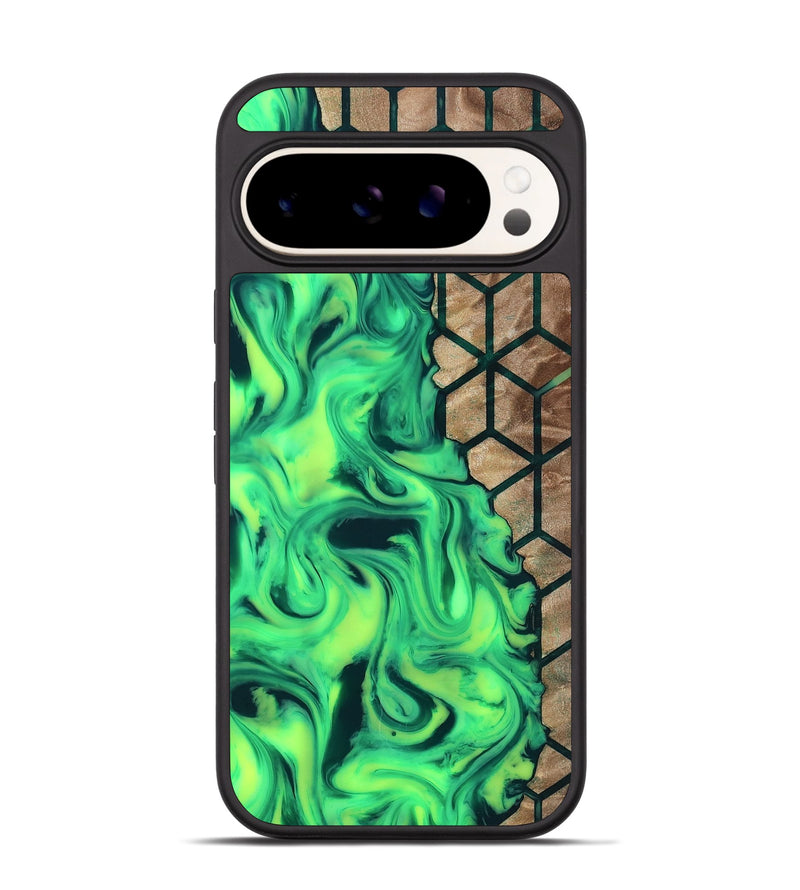 Pixel 9 Pro Wood Phone Case - Mindi (Pattern, 808866)