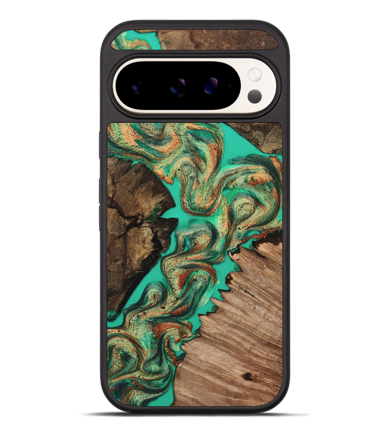 Pixel 10 Pro XL Wood Phone Case - Kenley (Green, 808871)