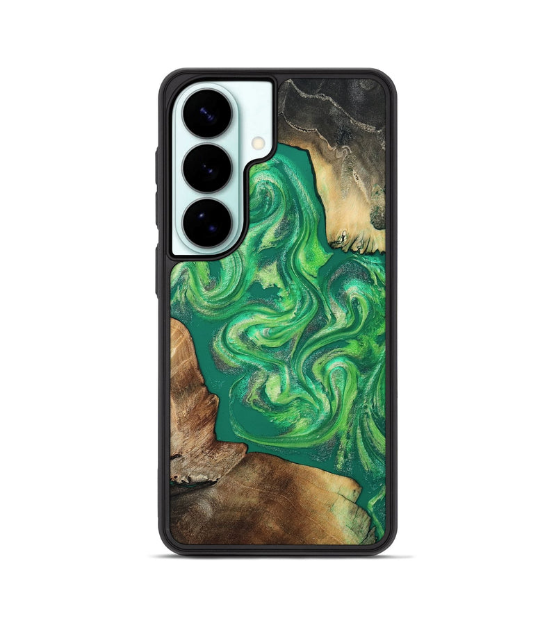 Galaxy S26 Wood Phone Case - Sylas (Green, 808873)