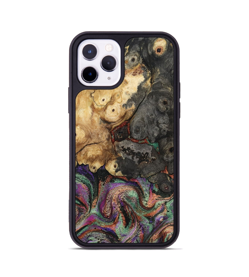 iPhone 11 Pro Wood Phone Case - Janeen (Green, 808874)