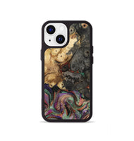 iPhone 13 mini Wood Phone Case - Janeen (Green, 808874)