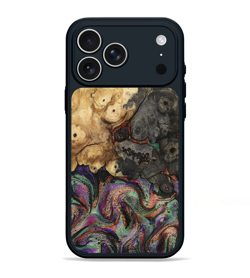 iPhone 17 Pro Max Wood Phone Case - Janeen (Green, 808874)