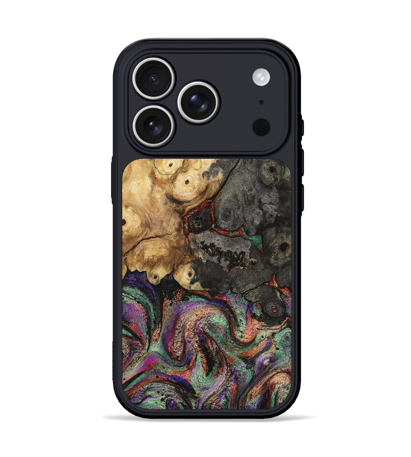 iPhone 17 Pro Wood Phone Case - Janeen (Green, 808874)