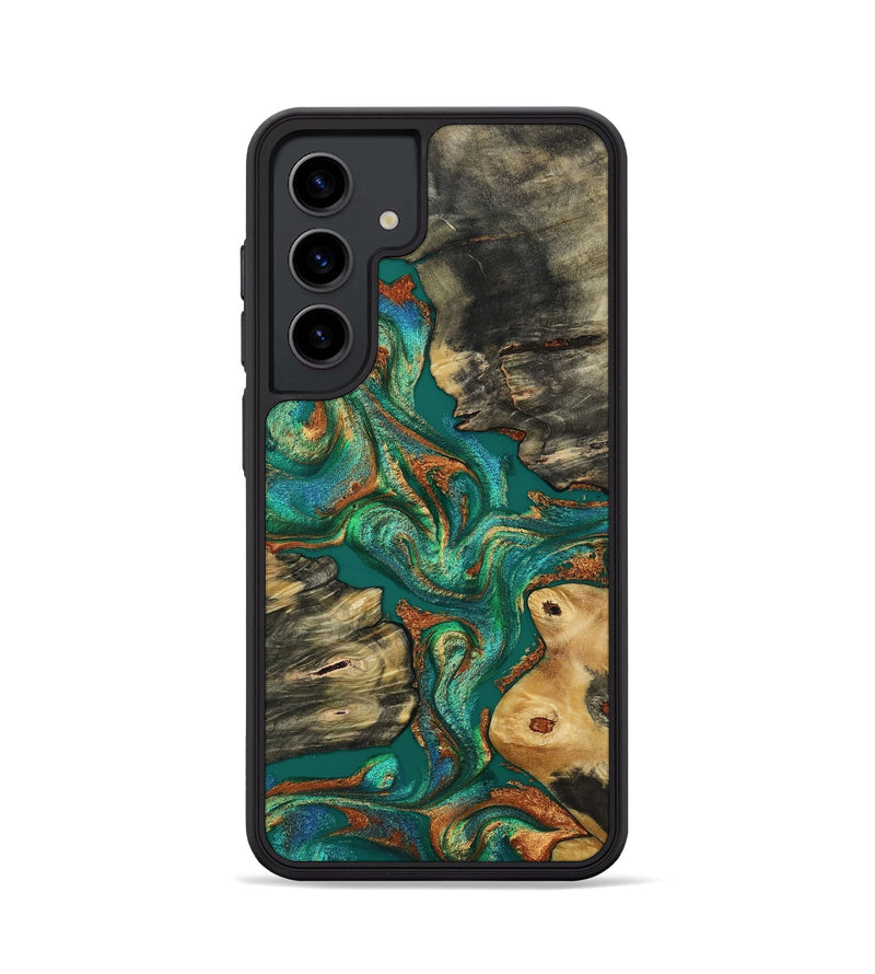 Galaxy S24 Wood Phone Case - Adam (Green, 808875)
